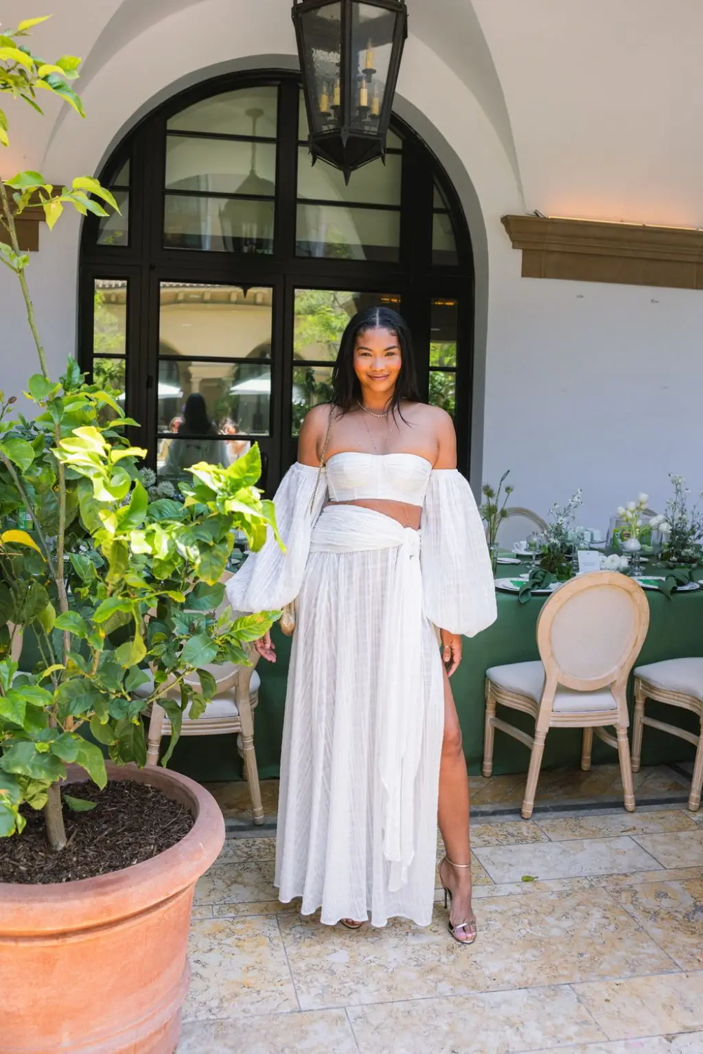 CHANEL IMAN AT A HIGH TEA LUNCHEON WITH LIPTON GREEN TEA AT THE MAYBOURNE BEVERLY HILLS2
